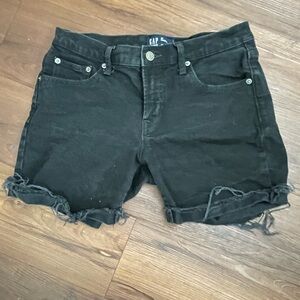 GAP Women's Black Denim Shorts